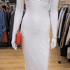 Vestido largo de tiras
