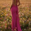 Vestido Tayra fucsia