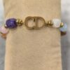 Pulsera de cuentas de piedra CD