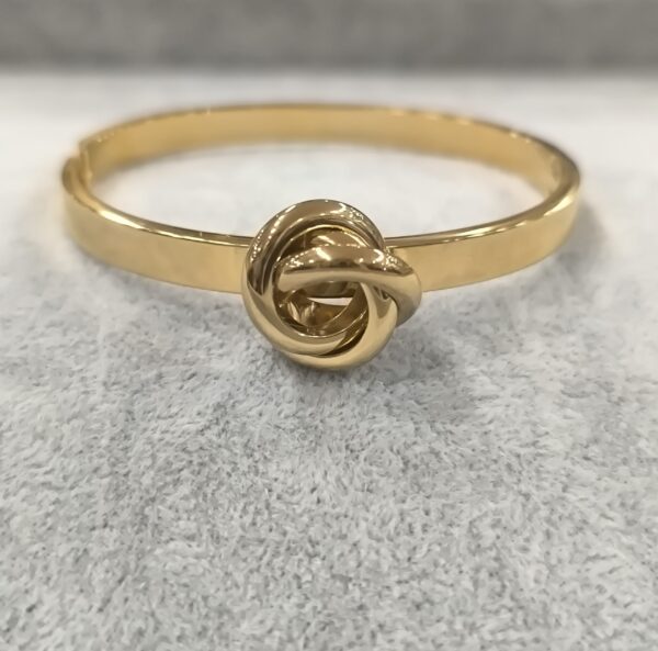 Pulsera nudo dorada