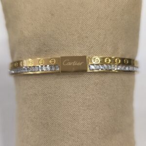 Pulsera de brillantes y arcos