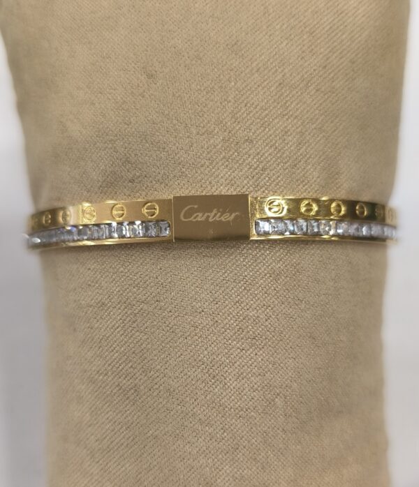 Pulsera de brillantes y arcos