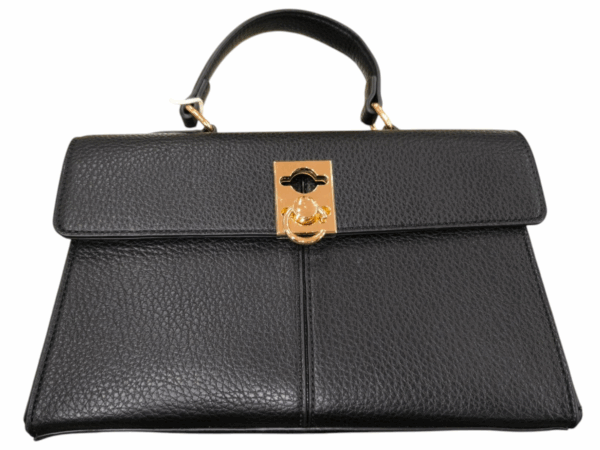 Bolso de mano negro tipo Cafuné