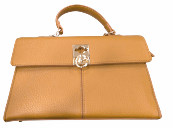 Bolso de mano camel tipo Cafuné