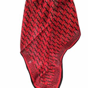 Pañuelo rojo y negro mediano