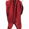 Pañuelo rojo y negro mediano