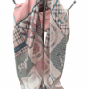 Pañuelo mediano de caballos rosa