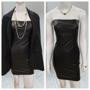 Vestido mini de poliester