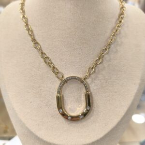 Collar dorado lock
