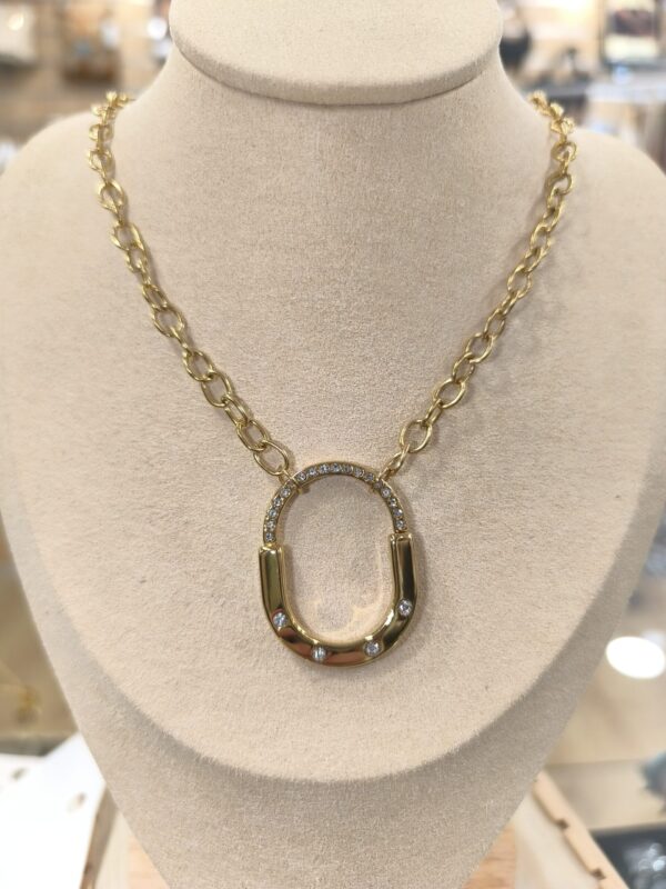 Collar dorado lock