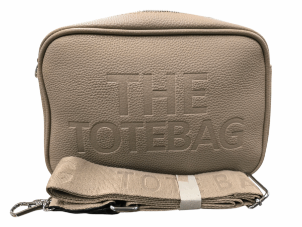 Bolso tote pequeño beige