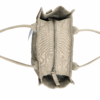 Tote mini de tela beige