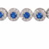Pulsera tennis azul