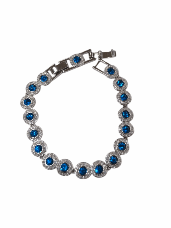 Pulsera tennis azul
