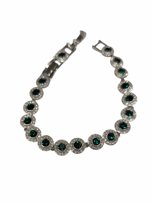 Pulsera tennis verde