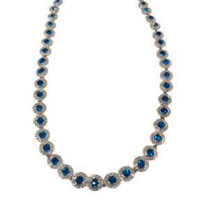 Collar tennis azul
