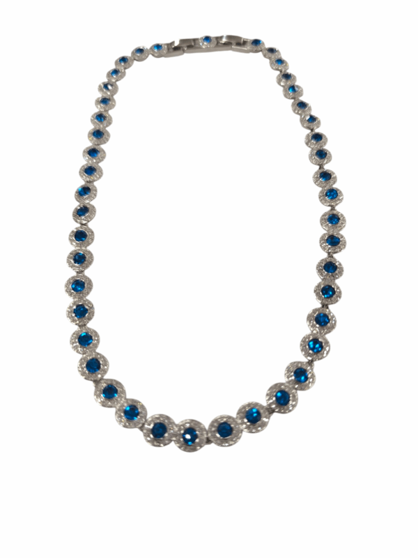 Collar tennis azul