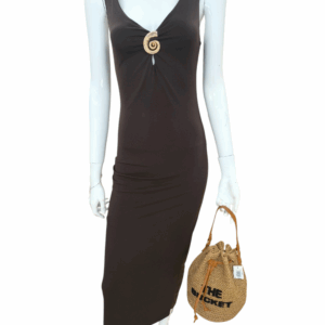 Vestido ajustado caracol