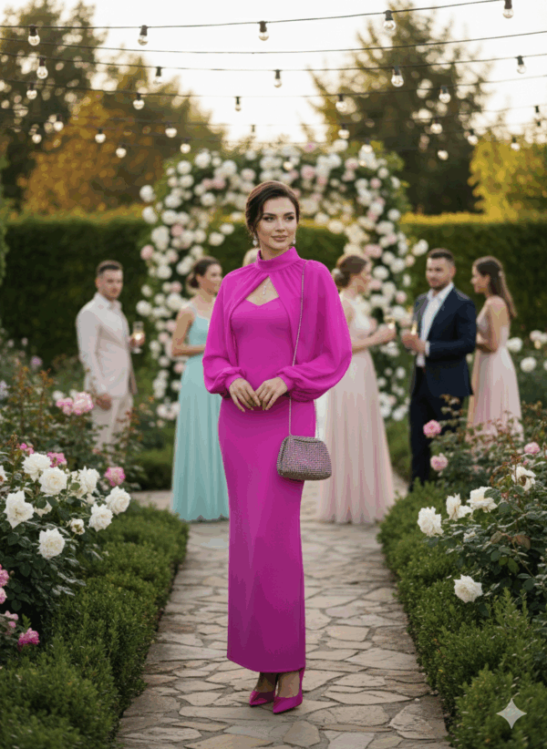 Vestido Aura Fucsia