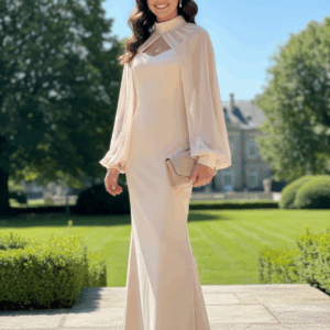 Vestido Aura Beige
