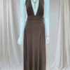 Vestido Halter Chocolate