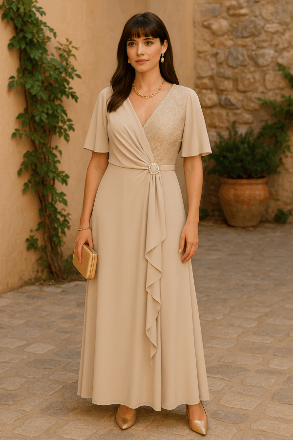 Vestido Cascais beige