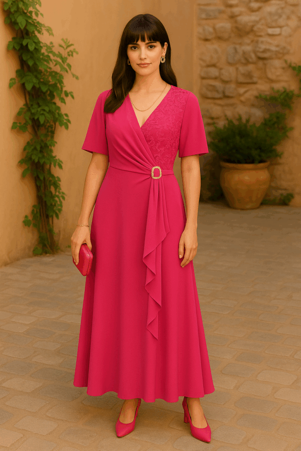 Vestido Cascais rosa