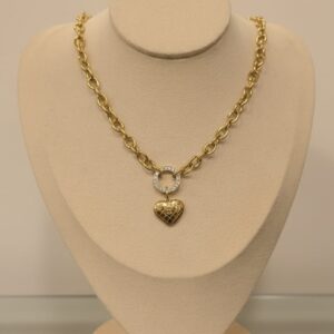 Collar dije corazón